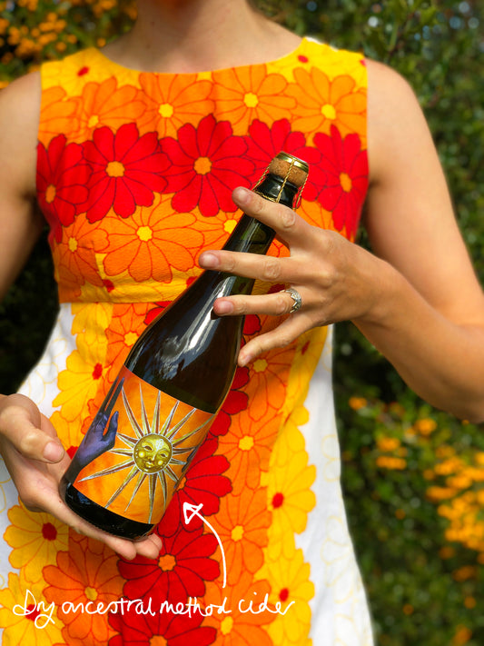 Soil and Sun cider (2023, dry, ancestral method)