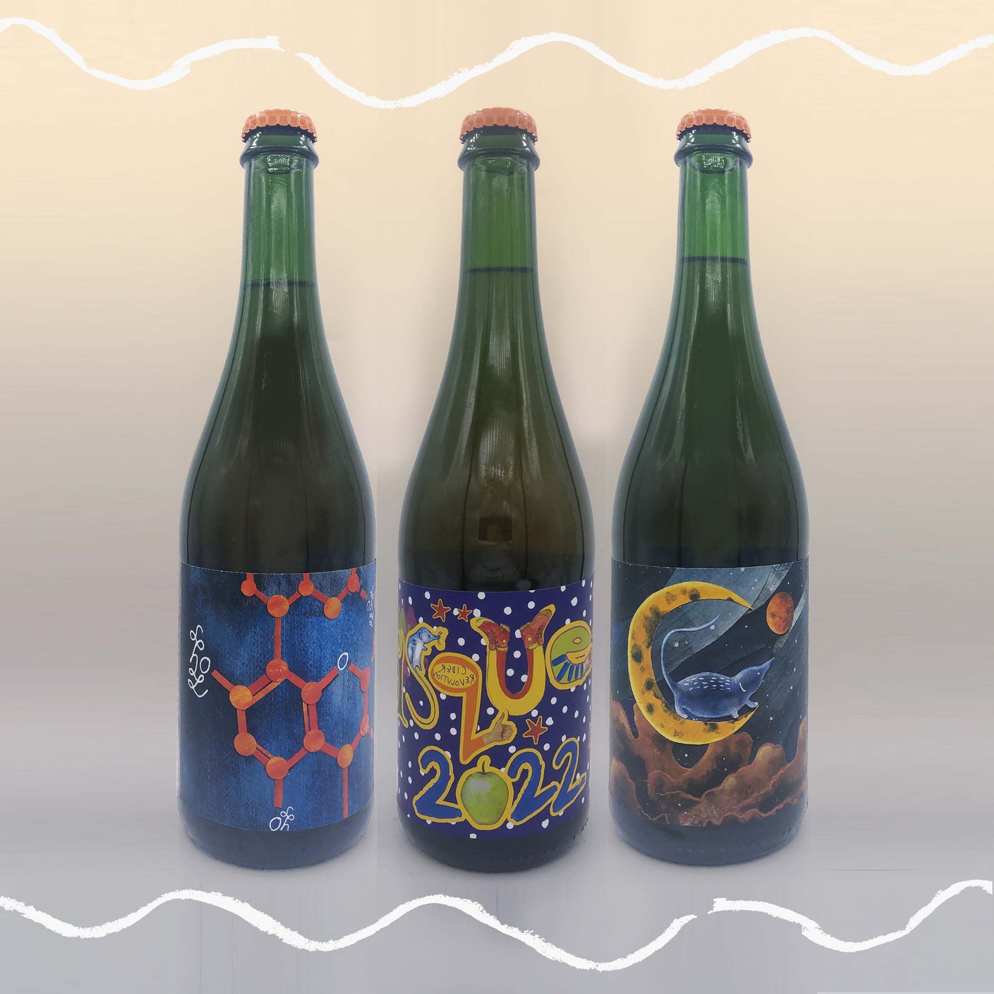 Medium ciders mixed case (6x 75cl ciders)