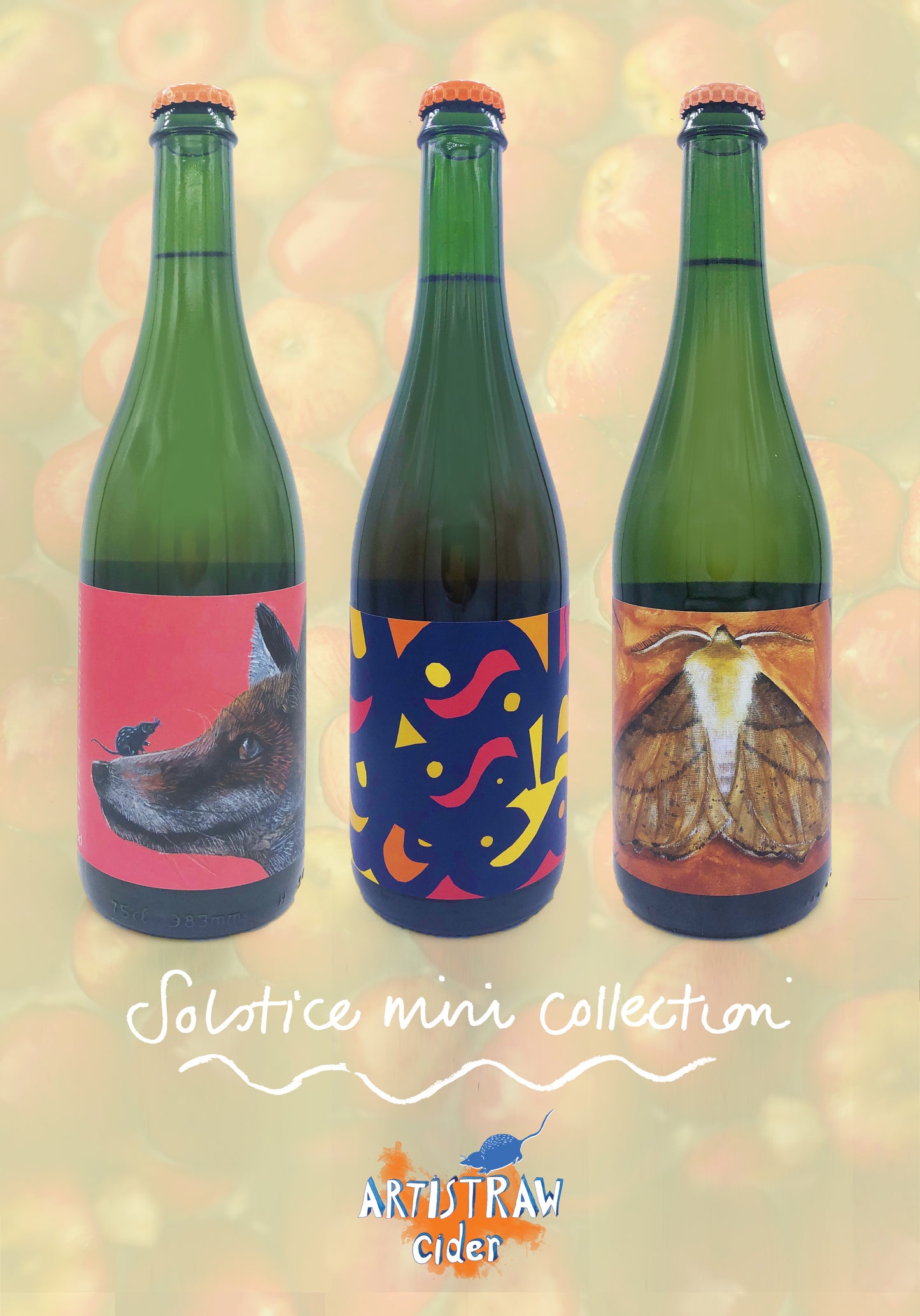 Solstice mini collection (1x 75cl cider, 1x 75cl perry, 1x 75cl ciderkin)