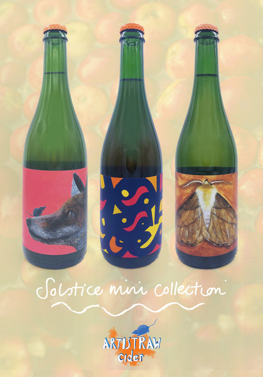 Solstice mini collection (1x 75cl cider, 1x 75cl perry, 1x 75cl ciderkin)